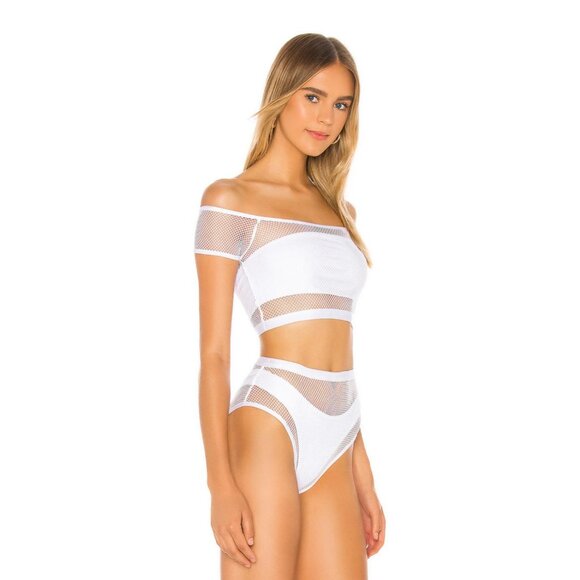 superdown 2pc Bikini Set - Lorna Mesh Bikini Top & Bottom - Picture 2 of 6